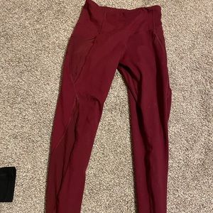OLD NAVY ACTIVE LEGGINGS MAROON